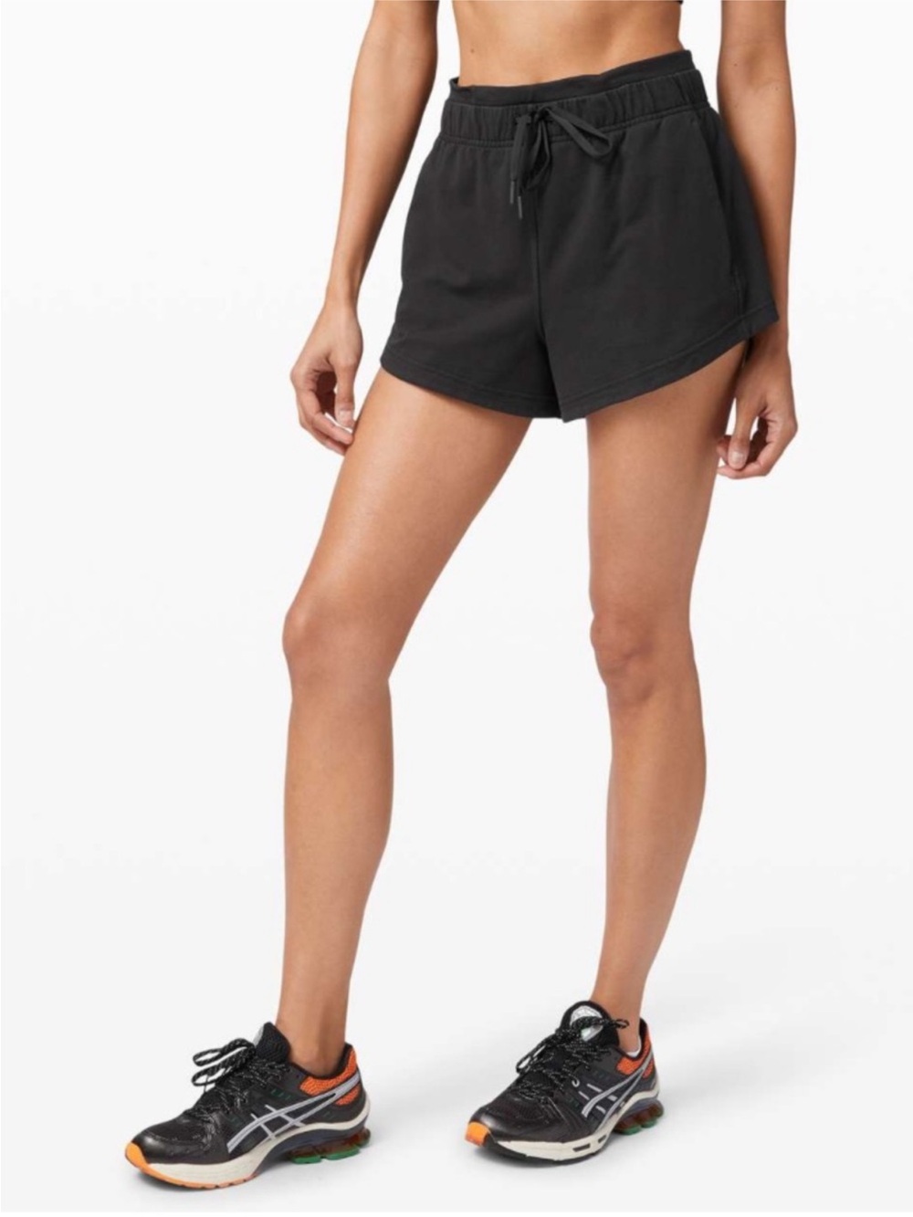 Lululemon Inner Glow Short 3" *Terry Black size 20